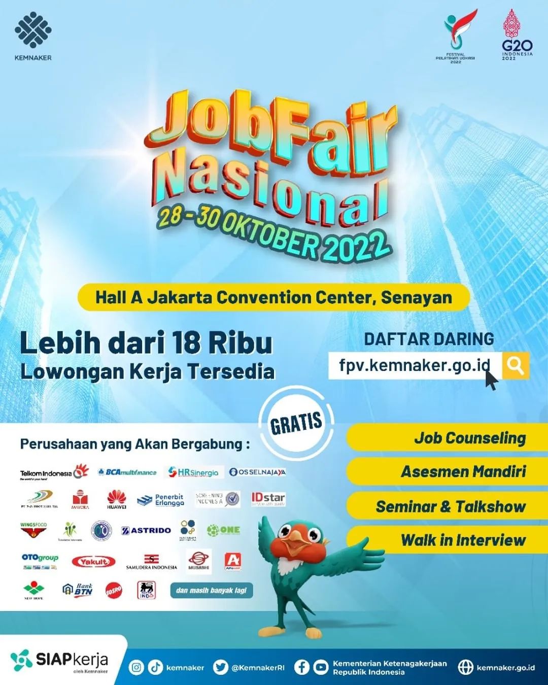 Job Fair Nasional Jakarta - Oktober 2022