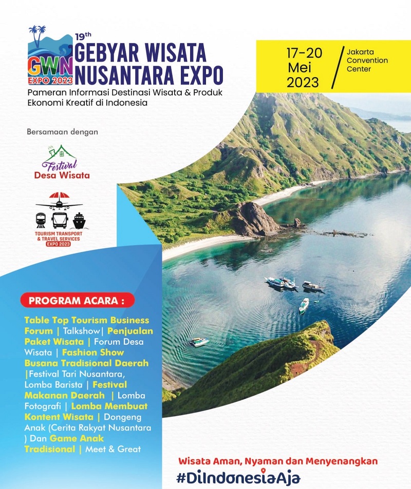 "Gebyar Wisata Nusantara Expo ke 19" & "Tourism Transport & Travel Service Expo"