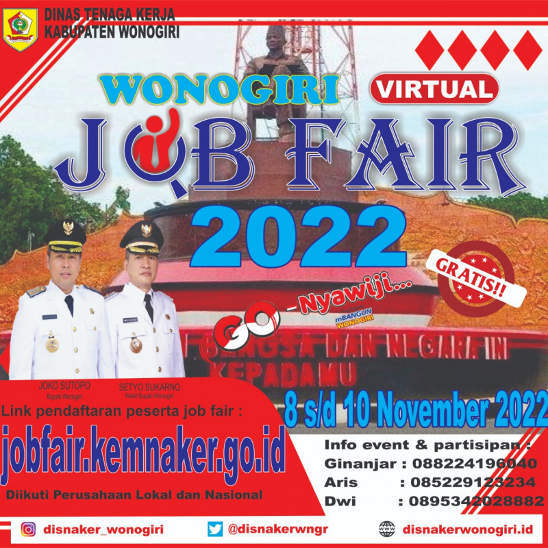 Wonogiri Virtual Job Fair 2022