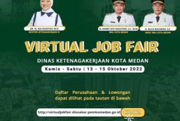 Virtual Job Fair Kota Medan Tahun 2022