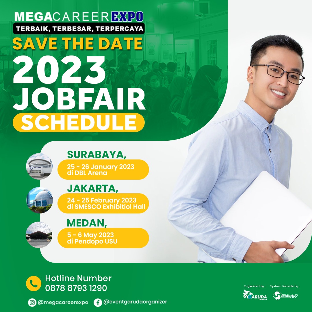 Jadwal Mega Career Expo Series 2023