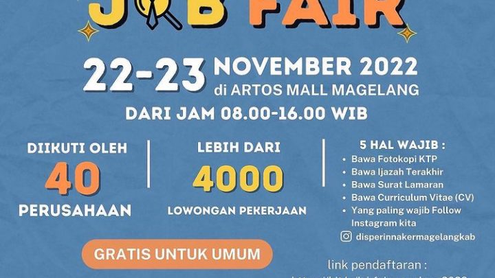 Job Fair Magelang – November 2022