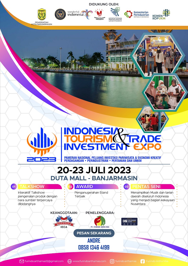 INDONESIA TOURISM & TRADE INVESTMENT EXPO 2023 (BANJARMASIN)