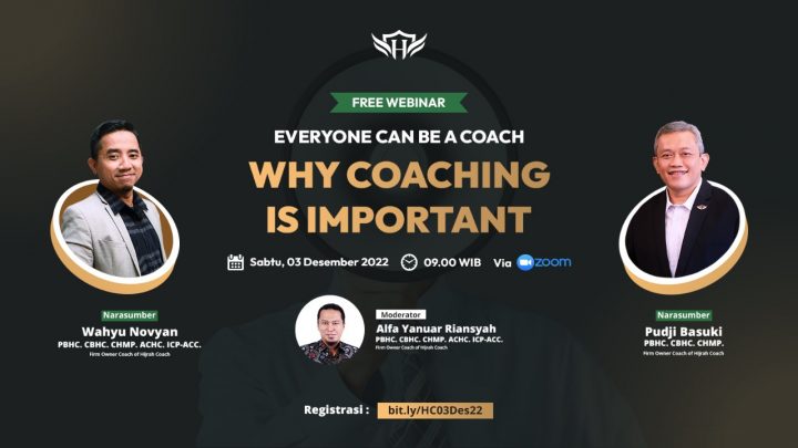 [Free Webinar] Everyone Can Be a Coach: “Why Coaching is Important?”