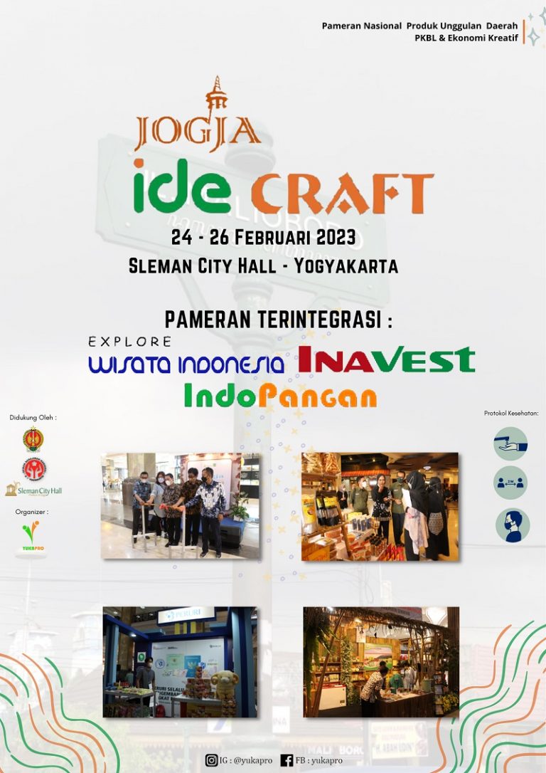 JOGJA IDE CRAFT 2023 Jadwal Event, Info Pameran, Acara & Promo Terbaru