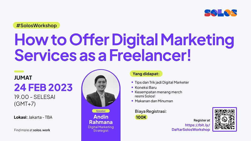 Solos Workshop: How to Offer Digital Marketing Services as a Freelancer!