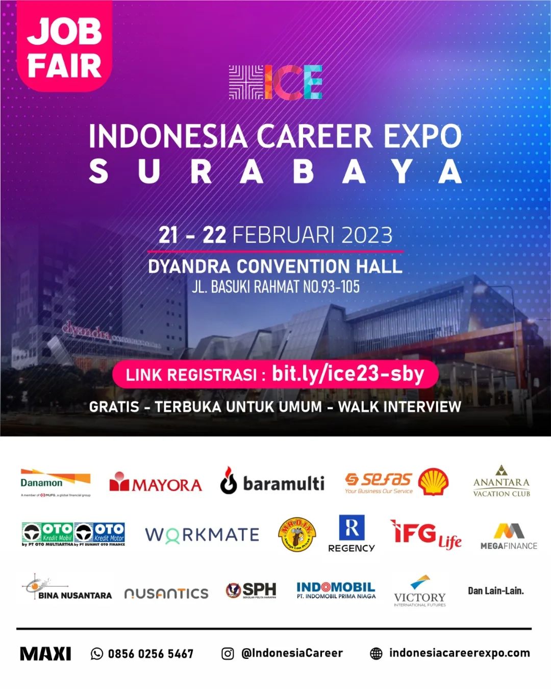 Job Fair Gratis Surabaya