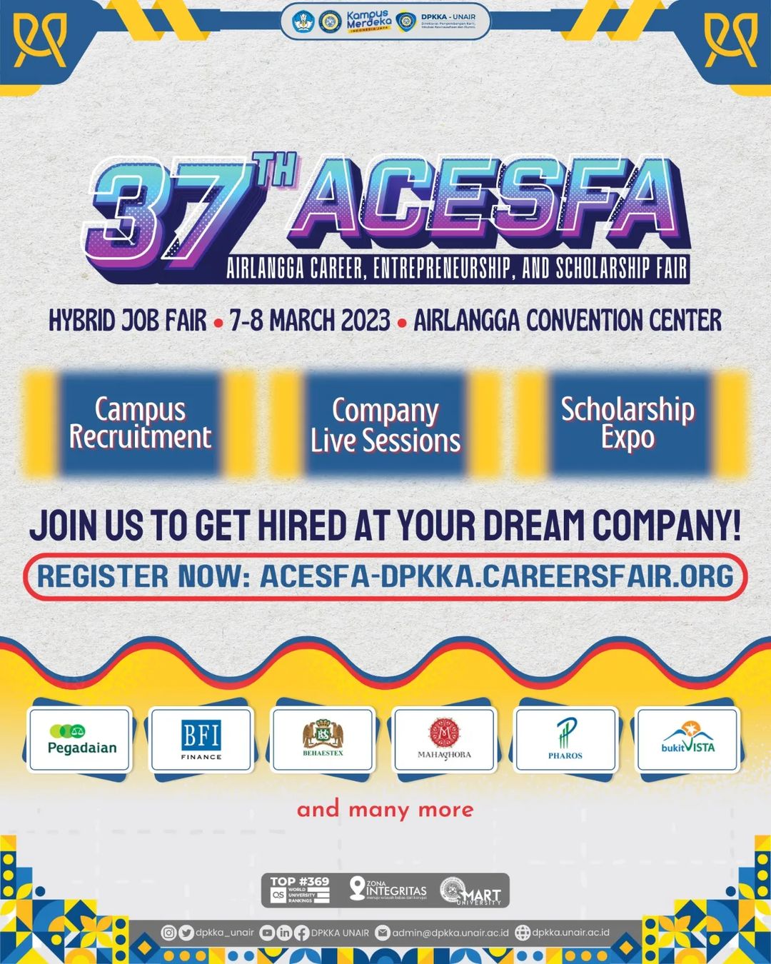 Job Fair UNAIR Surabaya – Jadwal Event, Info Pameran, Acara & Promo Terbaru