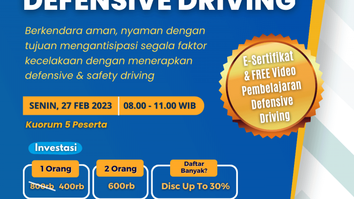 Training Online Defensive Driving