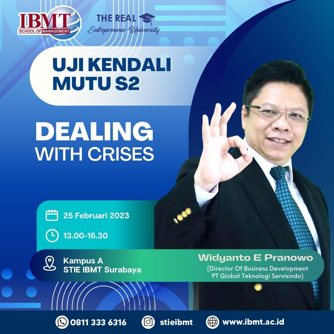 Seminar Nasional : Dealing With Crises
