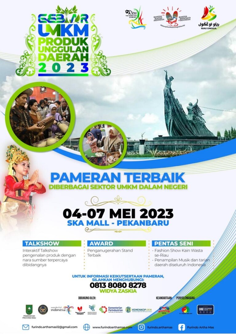 Gebyar Umkm Produk Unggulan Daerah Pekanbaru Jadwal Event Info Pameran Acara Promo