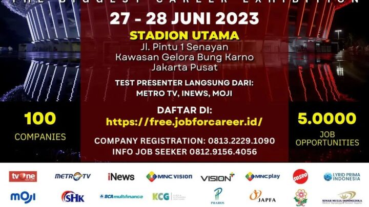 “JOB FOR CAREER” 2023 – JAKARTA
