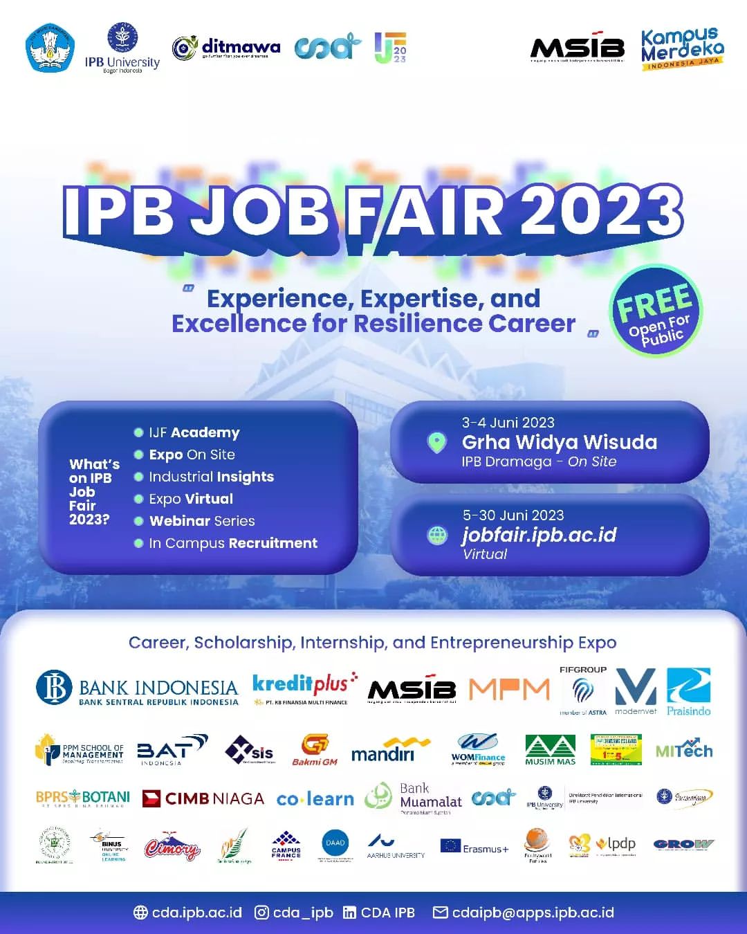 Job Fair Gratis IPB Bogor