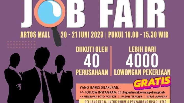 Job Fair Disperinnaker Kabupaten Magelang