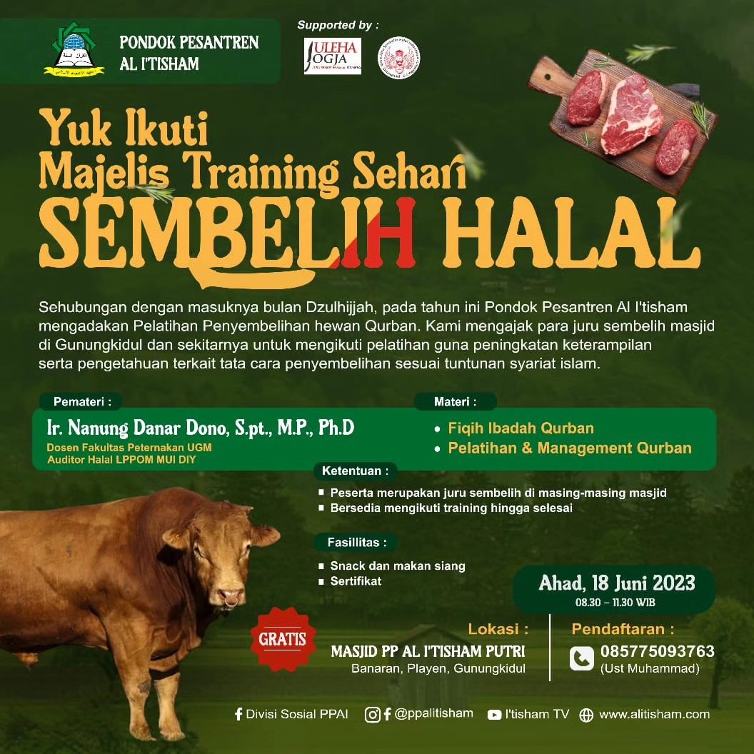 Gunung Kidul Training Sembelih Halal