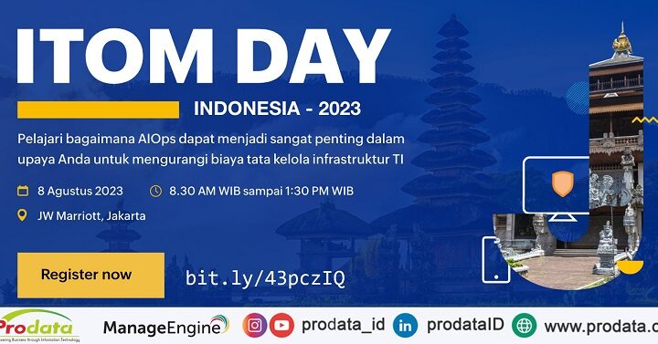 Seminar ITOM Day Indonesia Prodata ManageEngine 2023