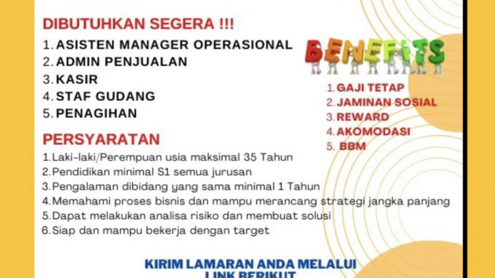 Update info loker Kediri 2023