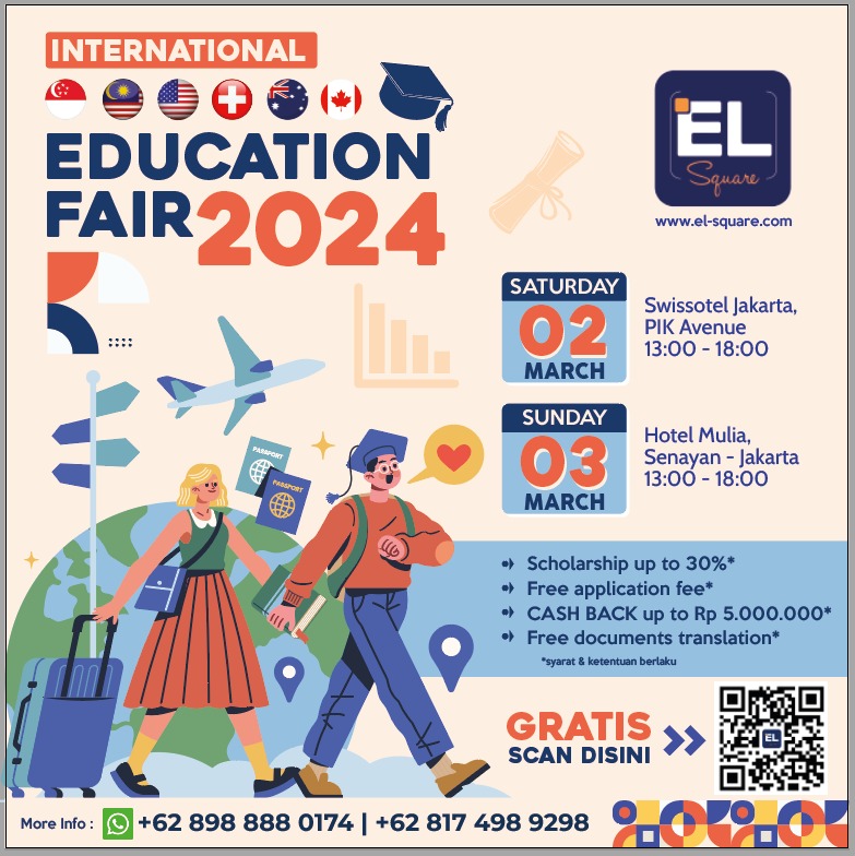 INTERNATIONAL EDUCATION FAIR 2024 Jadwal Event, Info Pameran, Acara