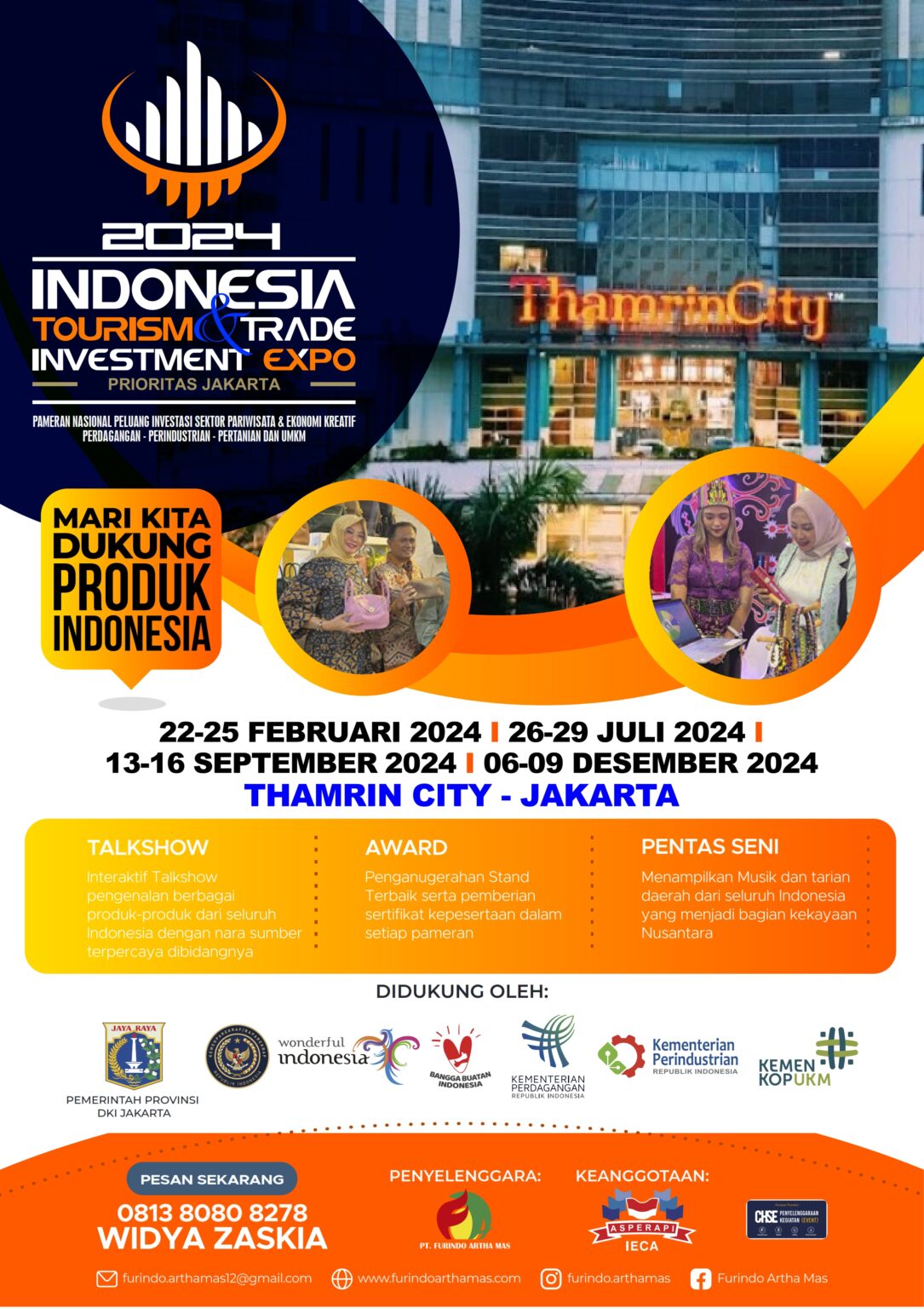 Indonesia Tourism & Trade Investment Expo 2024 “Prioritas Jakarta