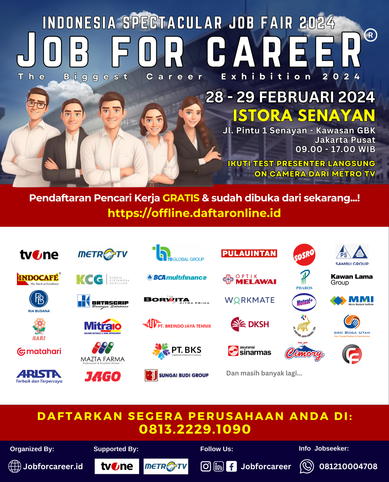 Indonesia Spectacular Job Fair JOB FOR CAREER 2024 Jadwal Event   Free Feed Jakarta 2024 1654x2048 