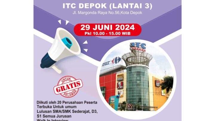 BURSA KERJA DEPOK JUNI 2024