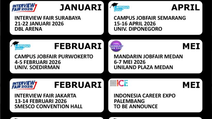 Jadwal Career Expo (2026)