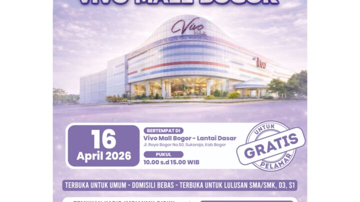 JOBFAIR VIVO MALL BOGOR 2026