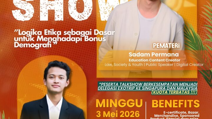 WONDER TALK 2026 Logika Etika sebagai Dasar untuk Menghadapi Bonus Demografi
