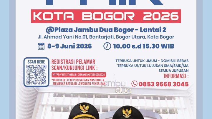 JOBFAIR DINAS TENAGA KERJA KOTA BOGOR 2026